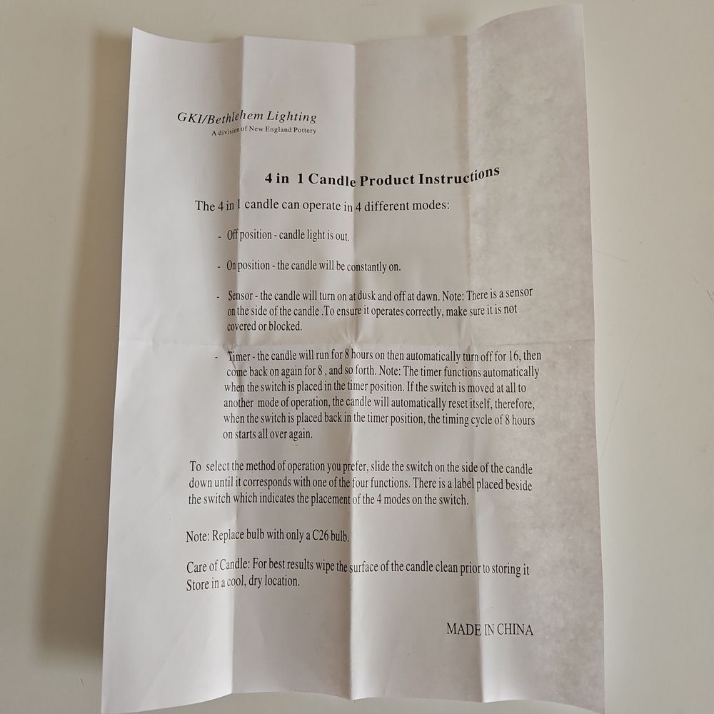 Set Of 6 Bethlehem Lighting 4 In 1 Brass Electric Window Candles - Picture 6 of 7